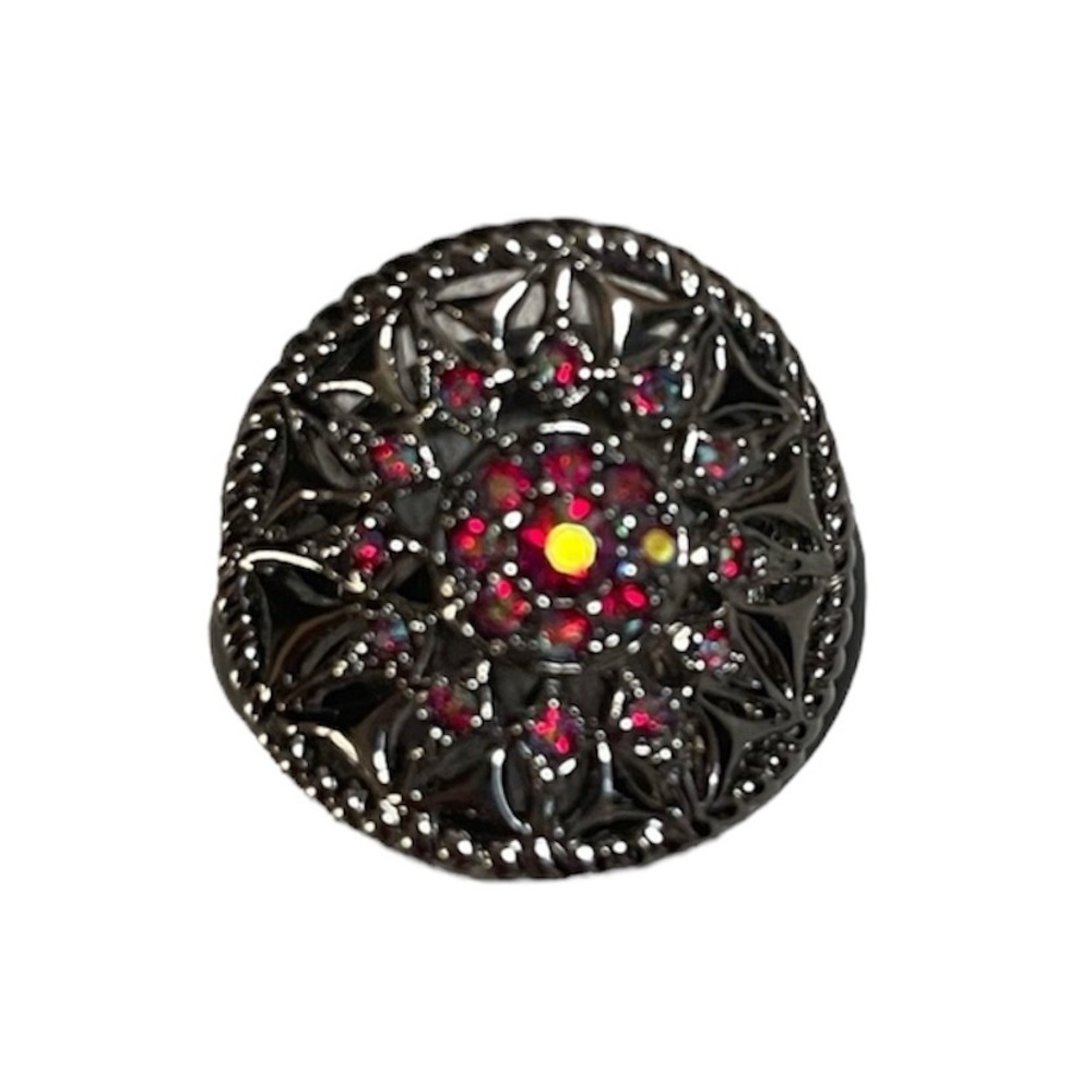 Red Crystal Ring sz7